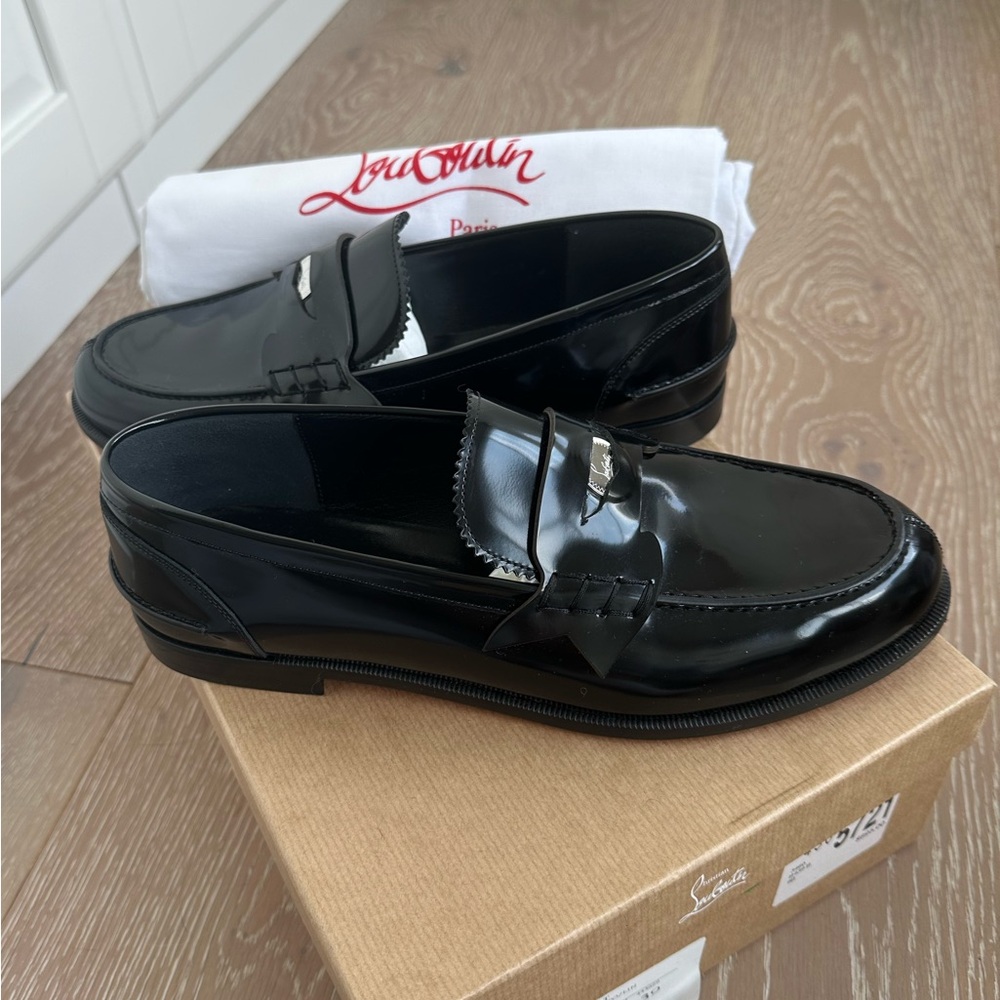 Like New! Authentic Christian Louboutin Penny Loafers Size 39